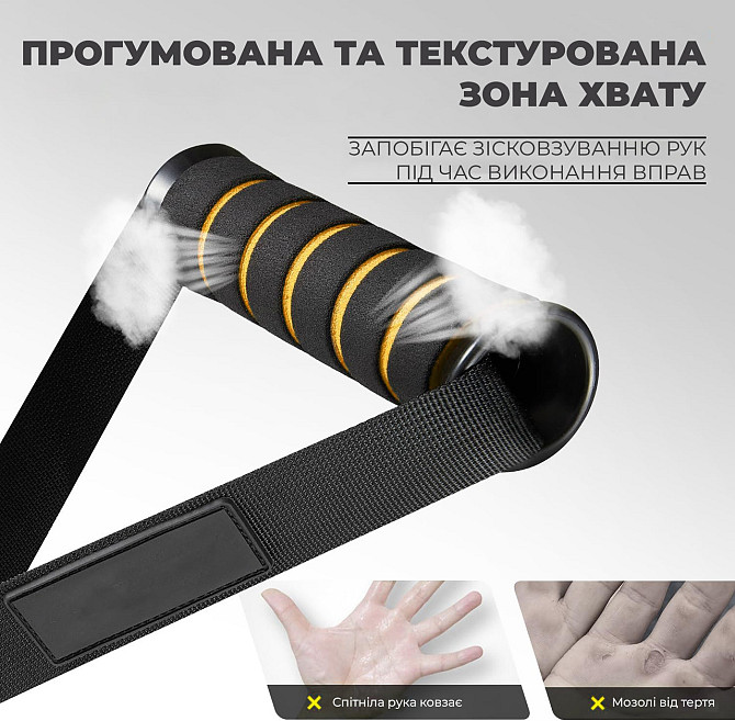 Ручки для тяги PowerPlay PP_4410 з карабінами 2 шт. Каменское - изображение 3
