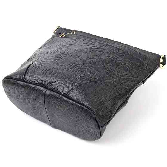 Красивая женская сумка на плечо Vintage sale_15002 кожаная Черный Киев