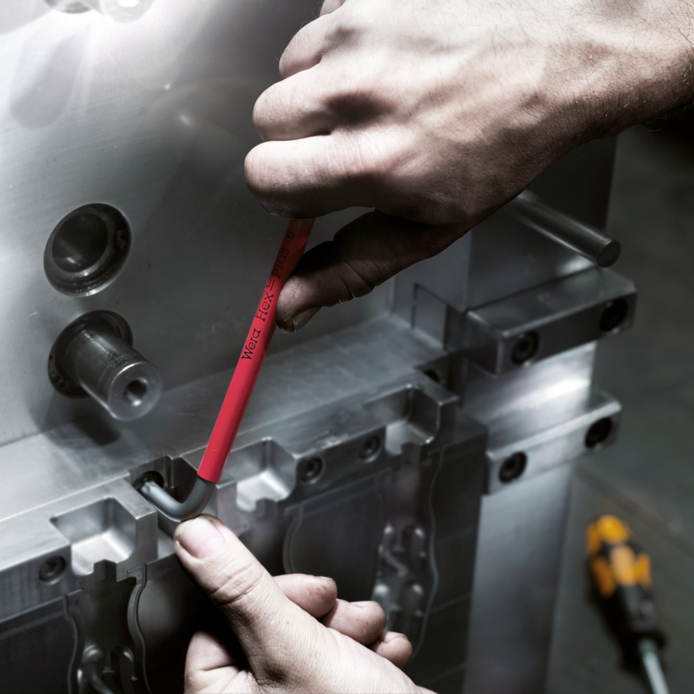 Набір кольорових шестигранників Wera 1.5-10мм 9од., подовж., різнокольорові, з пристроєм для намагнічення, 05133165001 Одеса - фото 5