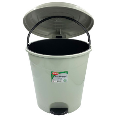 Контейнер для сміття Planet Household №4 з педаллю сірий 22 л (10344) Вінниця - фото 3