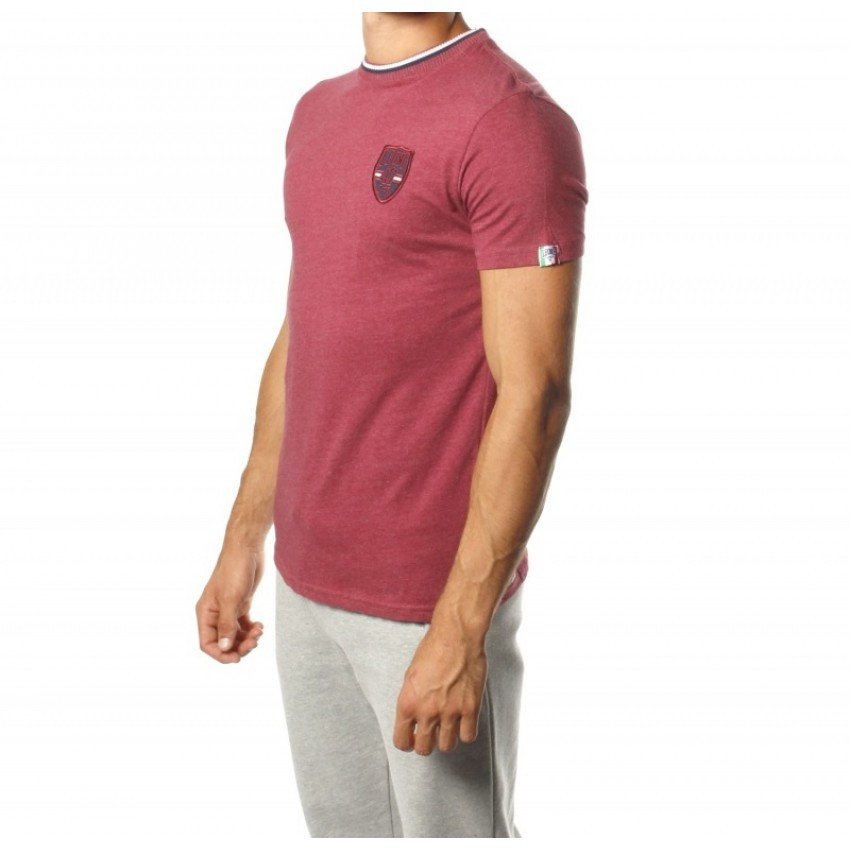 Футболка Leone Burgundy чоловіча розмір S стильна спортивна футболка Leone червоного кольору Київ - фото 3