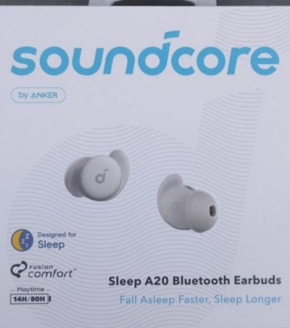 Наушники Anker SoundCore Sleep A20 White   Новые Киев - изображение 5