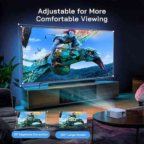 Проектор WOLFANG WP02 ( Білий ) Харьков