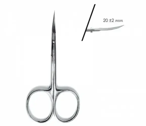 Ножницы маникюрные Сталекс для удаления кутикул серебро Киев - изображение 3