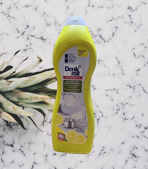 Чистящее средство-молочко для кухни Denkmit Scheuermilch 750 мл Виноградов - изображение 2