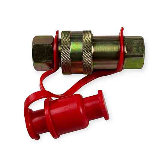 Разъем М 22x1.5 (евро с заглушкой) красный пневматический Мукачево