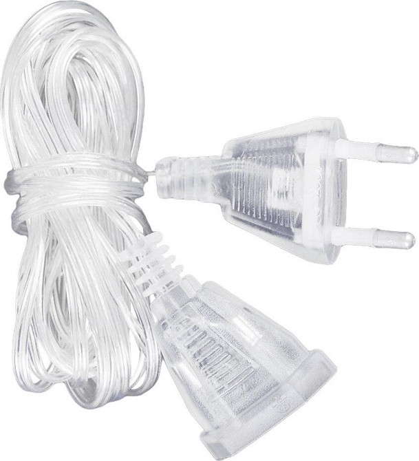 Подовжувач для гірлянд 3м Прозорий Київ - фото 2
