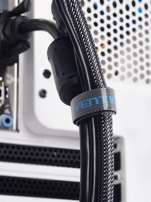 Органайзер для кабелів Vention Cable Tie 1M Black (KAABI) Николаев - изображение 4