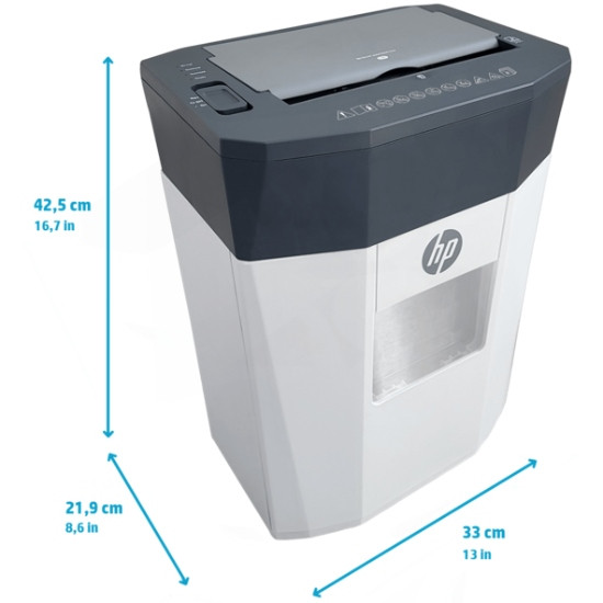 Знищувач документів HP OneShred Auto 80CC, A4, 80g х 8 листів, 4.3*12, 15 л., P-4 Винница - изображение 6