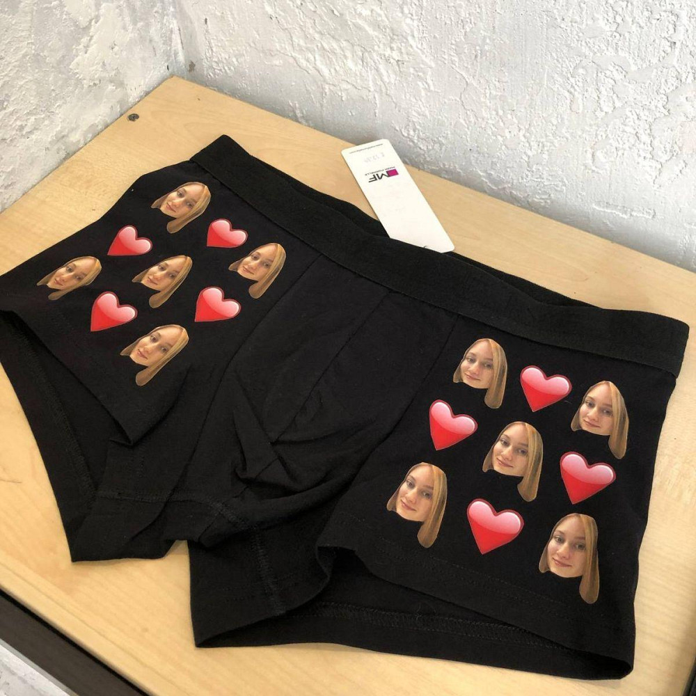 Мужские трусы-боксеры с индивидуальным фото и принтом сердец Черновцы - изображение 5