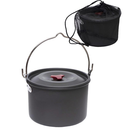 Кастрюля туристическая 4л, походный казанок, алюминий, для горелки Винница - изображение 1