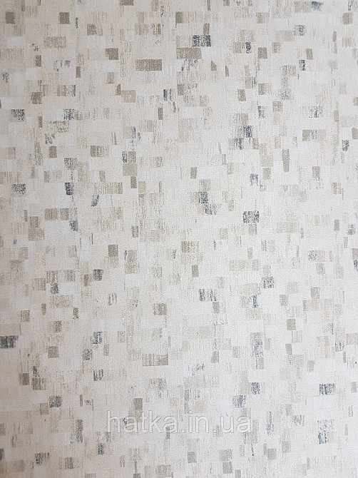 Обои виниловые на флизелине AS creation Geo Effect 0.53х10 абстракция геометрия 3д бежевые черные 38593-4 Киев - изображение 4