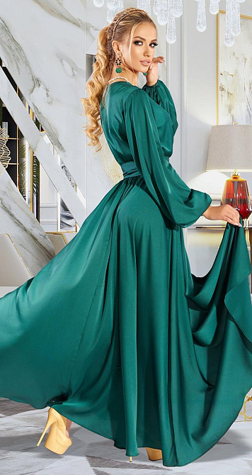 Довга шовкова сукня Київ - фото 2