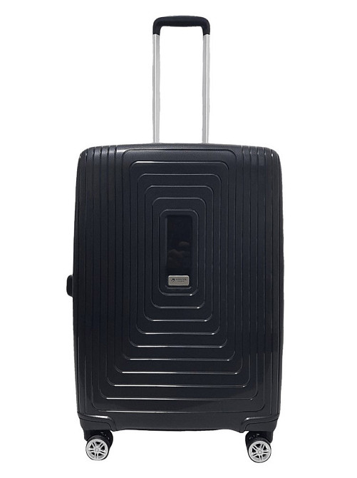 Валіза пластикова AIRTEX 241 середня 68 см чорна Київ - фото 1