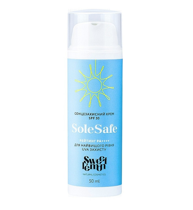 Солнцезащитный крем SPF 30 SoleSafe Sweet Lemon 50 мл Киев - изображение 1