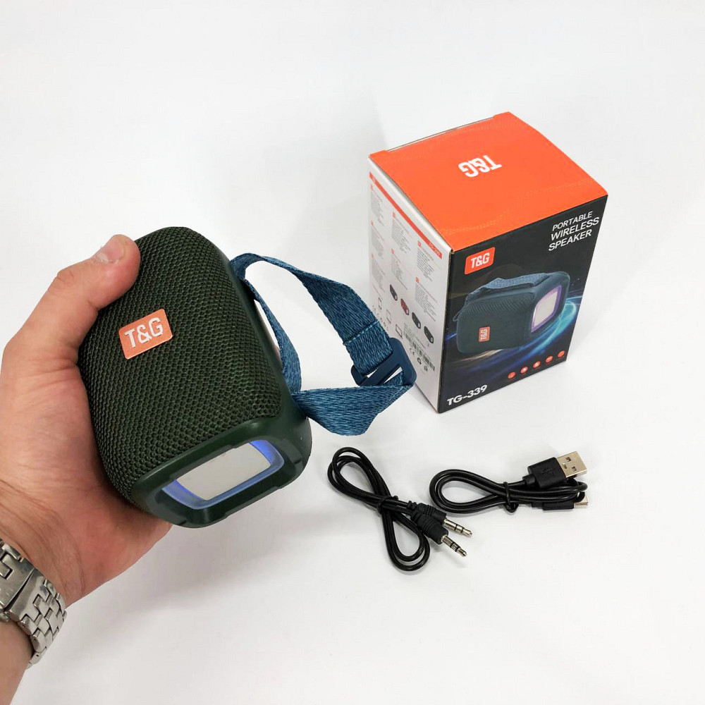 Портативна колонка з підтримкою bluetooth TG339, Портативна блютуз колонка світлодіодна IU-83 Львів - фото 5