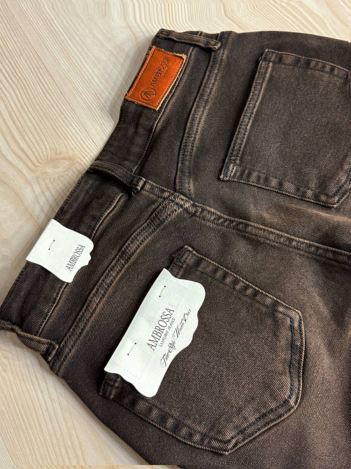 Джинси жіночі Ambrossa 602-1 кльош flared jeans коричневі, коричневий, 27, 27, 73 см, 100 см Київ - фото 15