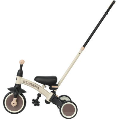 Дитячий велосипед QPlay Stager 3 в 1 з ручкою, біговел, Beige-Brown (T80STAGERBeigeBrown) Вінниця - фото 10