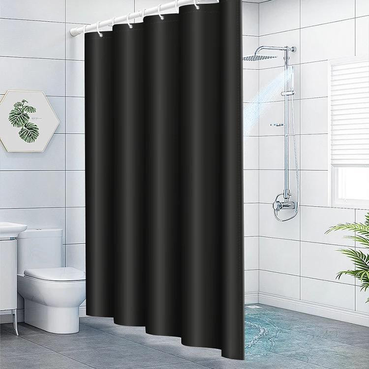 Шторка для душа и ванной комнаты Bathlux 180 x 180 см водонепроницаемая люкс качество, Черная Каменец-Подольский - изображение 7