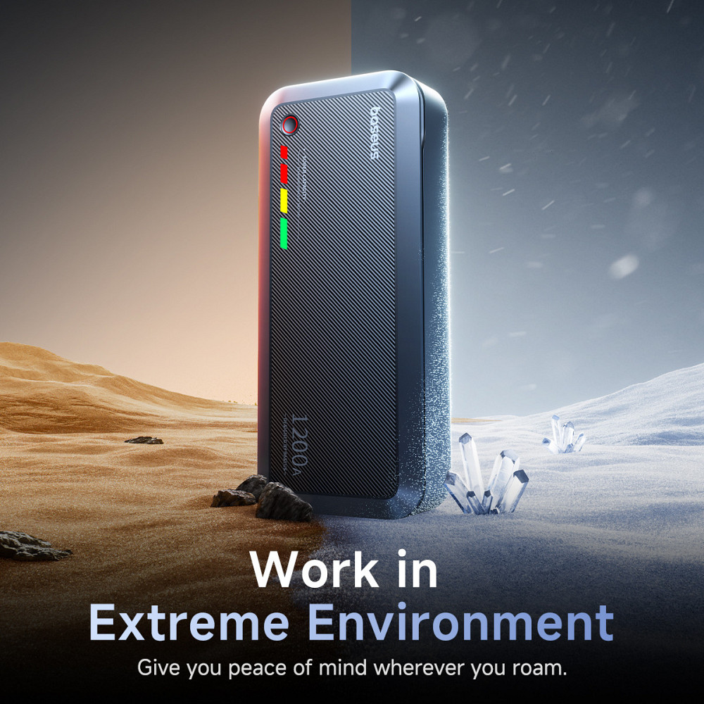 Пуско-зарядний пристрій Baseus PrimeTrip VJ1 Supercapacitor Car Jump Starter 1200A Cosmic Black Київ - фото 10