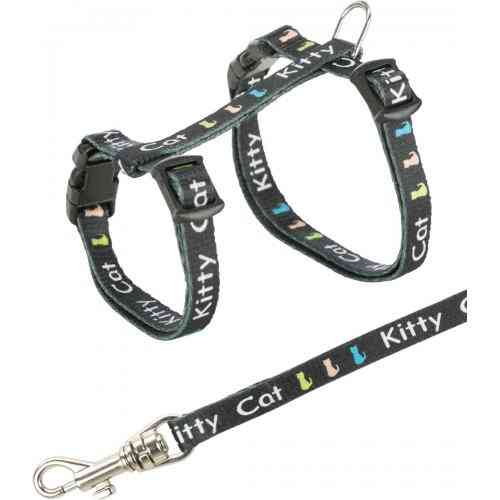 Шлейка с поводком Trixie для котят Kitty Cat нейлон 21-33 см/8 мм Киев