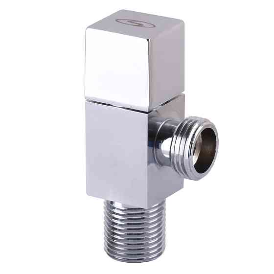 Кран напівобертовий кутовий SOLOMON 1/2″х1/2″ CUBE 7078 ( 2 шт.) Тернопіль