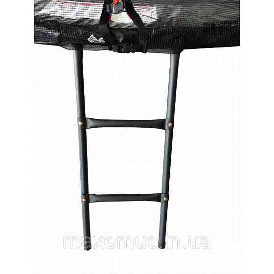 Батут детский с защитной сеткой 312 см батут атлето для детей и взрослых с лестницей черный Мостиска