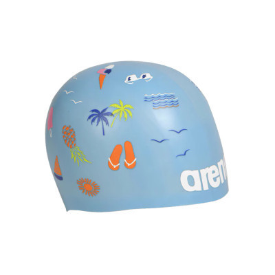Шапка для плавания Arena Poolish Moulded 1E774-233 пляжні настрої Уні OSFM (3468336702833) Винница - изображение 1