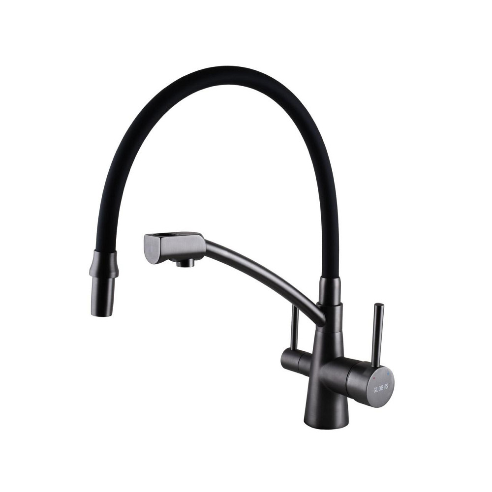 Змішувач для кухні під осмос Globus Lux LAZER GLLR-0700-11-GRAPHITE (000022990) Київ - фото 4
