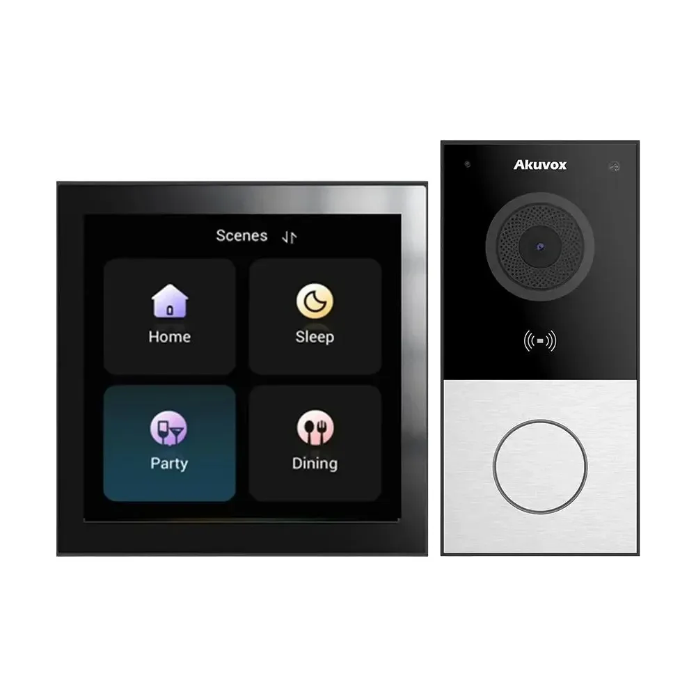 Комплект керування розумним будинком: центральна панель керування Akubela HyPanel PS51-R2-EU та IP-відеопанель з Wi-Fi 2Mp Akuvox Київ - фото 6