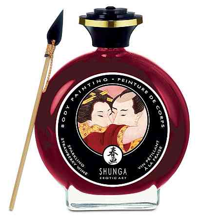 Краска для тела - Shunga Body Painting Strawberry Sparkling Wine Sex Aura Киев
