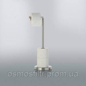 Подставка для туалетной бумаги Axentia нерж с вращающимся крючком (131819) Киев - изображение 4