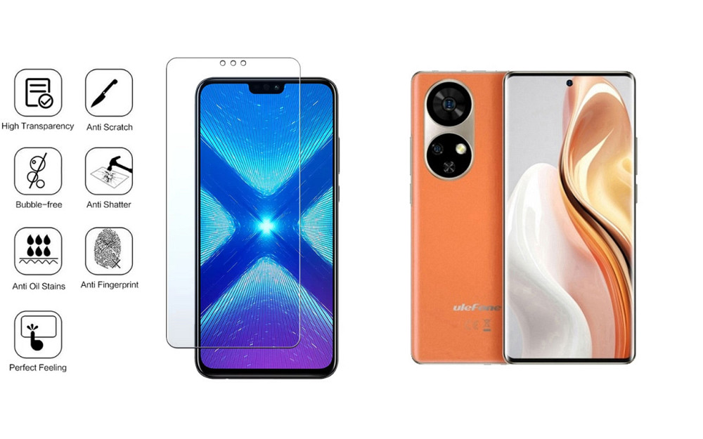Защитное стекло NeoGlass для Ulefone Note 17 Pro – ультрапрозрачное и устойчивое Киев - изображение 4