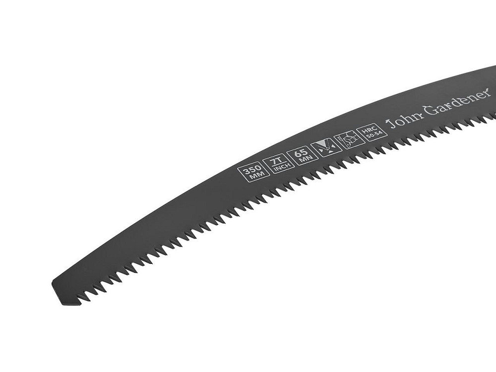 Пилка садова "John Gardener" вигнута з тефлоновим покртттям у пластиковій кобурі Київ - фото 4