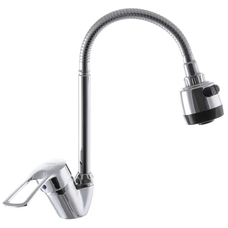 Кухонний змішувач G-Ferro Hansberg 777 з рефлекторним виливом GF1006 Харків - фото 1