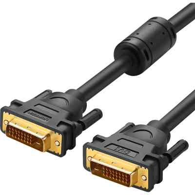 Кабель мультимедійний DVI M to DVI M 1.5m 24+1pin DV101 black Ugreen (11606) Вінниця