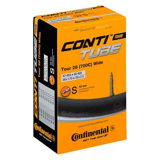 Камера Continental Tour Tube Wide 28",  47-622-62-622, S42, 230 г Київ