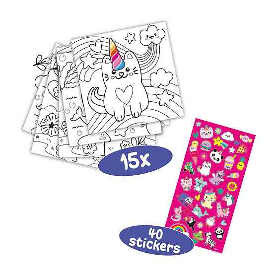 Книжка-розмальовка - Єдиноріжки Дніпро