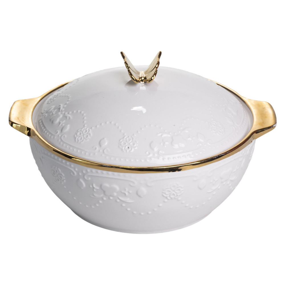 Yiwu Суповий сервіз на 6 осіб супниця 3 (л) з бульйонницями 300 (мл) тарілки для супу SPW-16 Коломия - фото 4