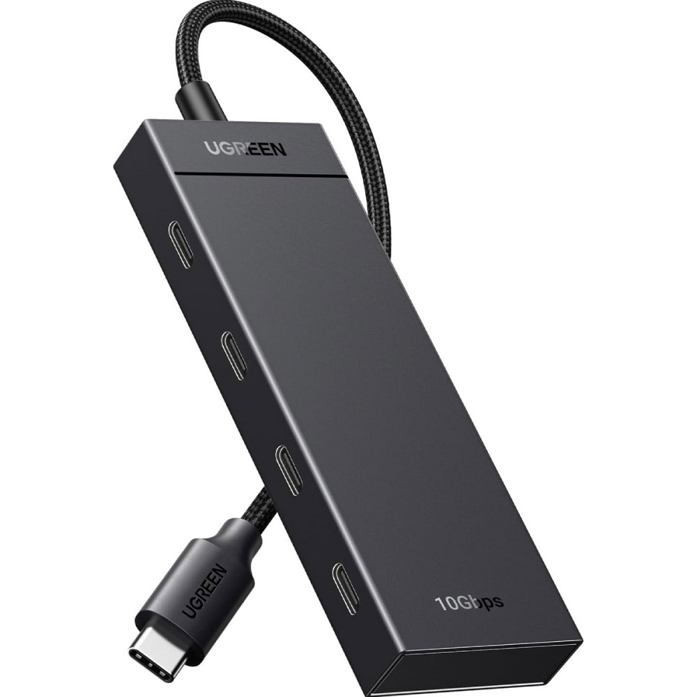 Хаб USB 3.2 Type-C -> 4хUSB-C 3.2 Gen2 10Gbps Black CM806 Ugreen Винница - изображение 1