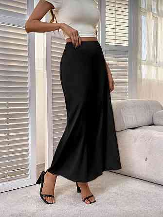 Женская романтичная юбка на резинке из шелка армани 48/52 Одесса