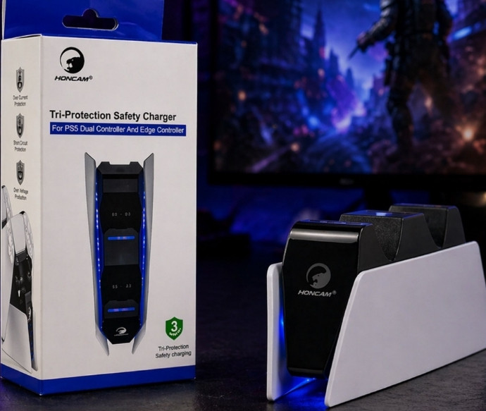 Зарядка для геймпада – PS5 DualSense чарджер джойстика док-станція Харків - фото 6
