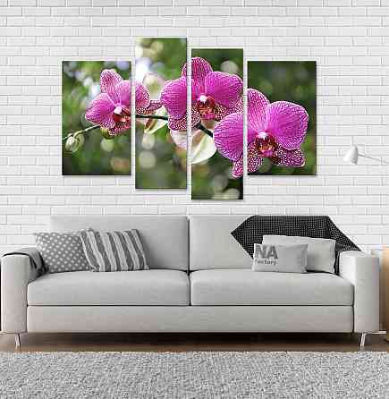 Модульная картина Цветы Орхидея Art-82_4 Киев