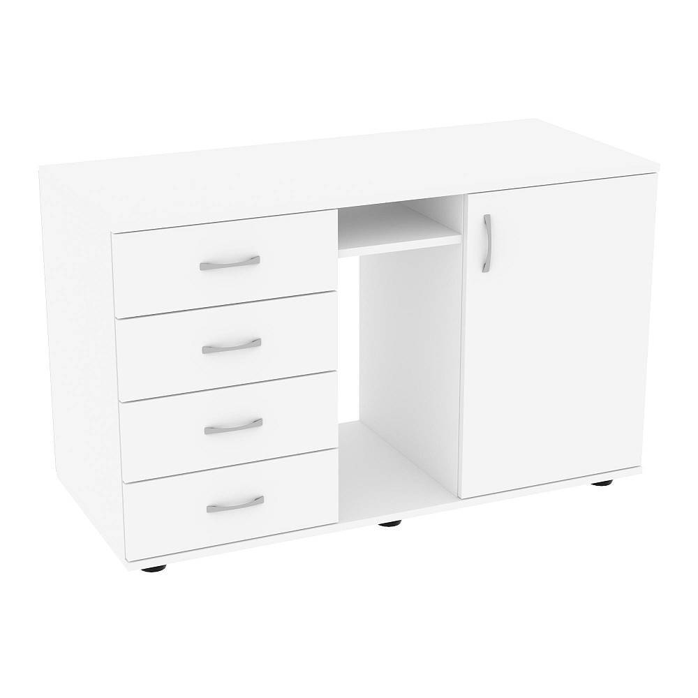 Тумба офисная Лидер, Белый, 1100/480/650 Львов - изображение 2