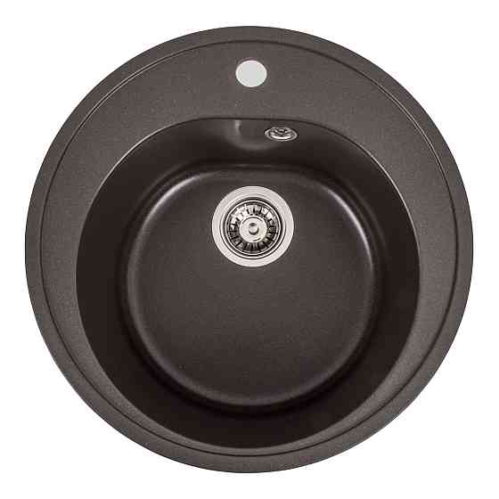 Гранітна мийка для кухні VALESO LUNA 510 матова Темна скеля Коломыя