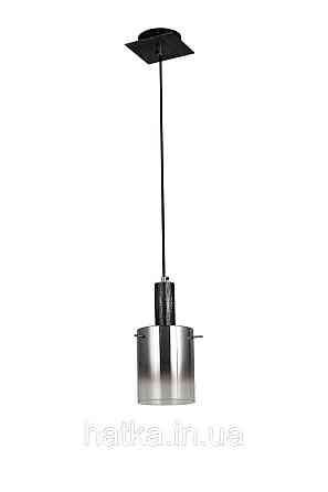 Подвесной светильник G 07459/1P матовый чёрный серебристый хром Киев