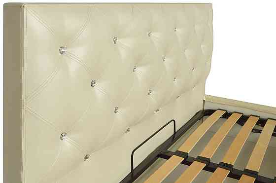 Кровать Bristol Comfort 120 х 190 см Мадрас Перламутр 3 White С1 С подъемным механизмом и нишей для белья С1 Белый Киев