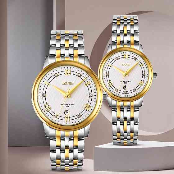 Skmei 9272TGDSI-S Gold/Silver-Silver Lady Київ