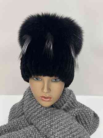 Шапка женская меховая кубанка Венера Черный Харьков