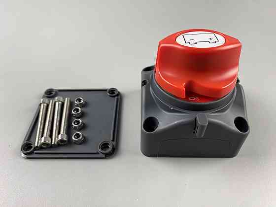 Вимикач маси універсальний механічний дистанційний 12/24 В (червона мідь) 300A Мукачево